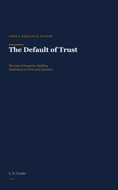 Trust-First Governance: Designing Public Institutions with Transparency, Reversi...